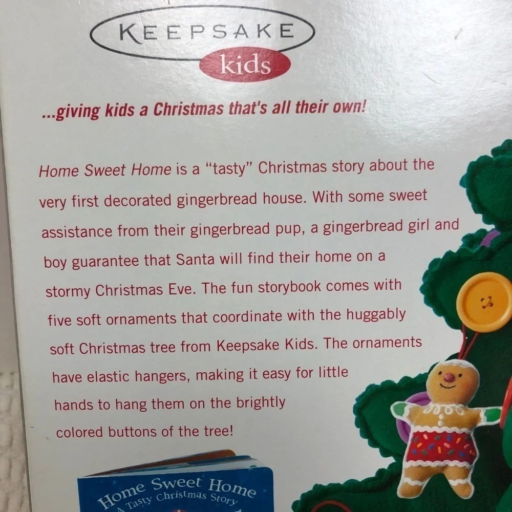 HALLMARK KIDS HOME SWEET HOME Ornament & Book Set
